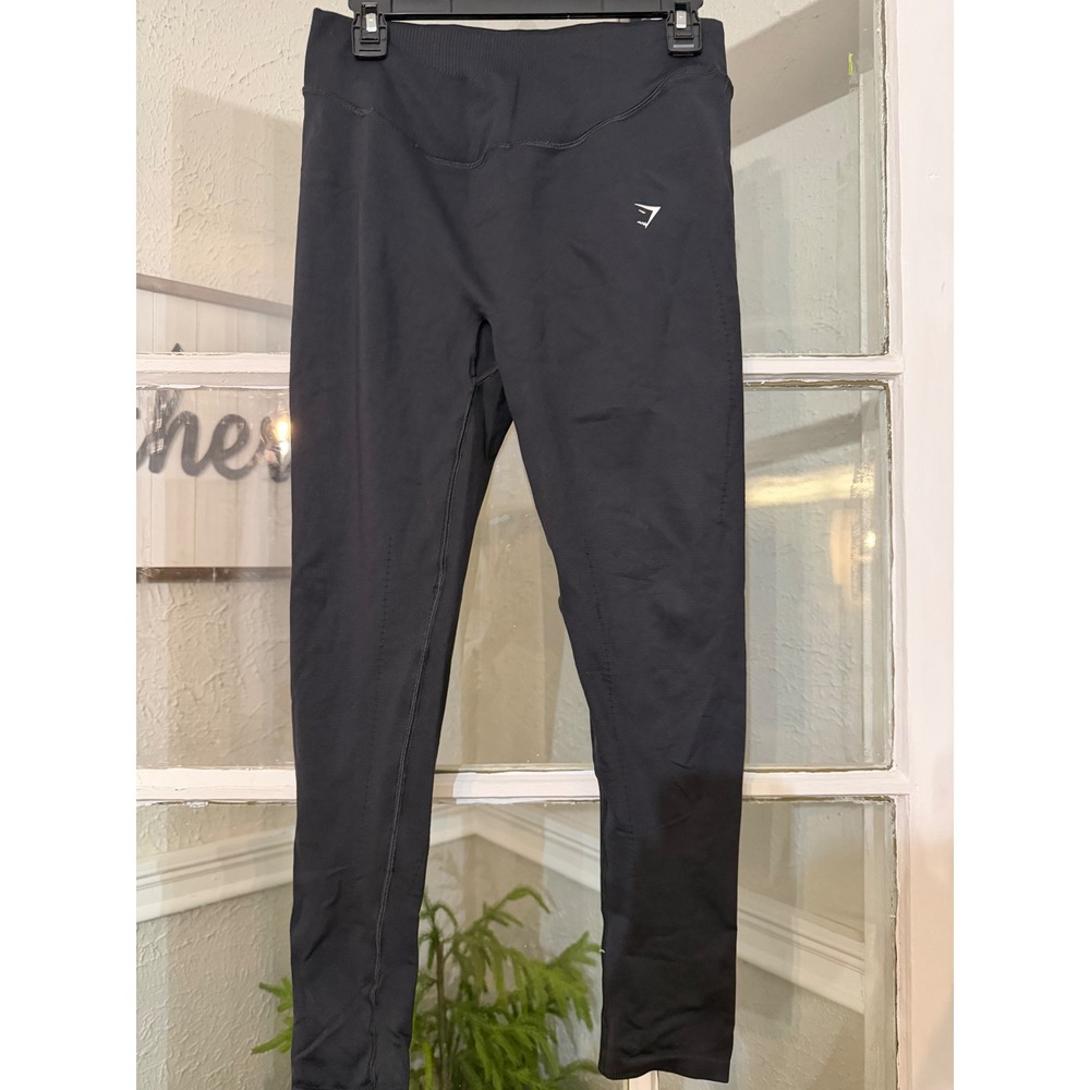 Gymshark Vital Seamless 2.0 Leggings Black High Waisted Workout Pants XL B3A6P